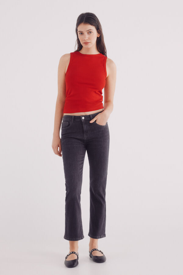 Springfield Playera tirantes nadadora naranja