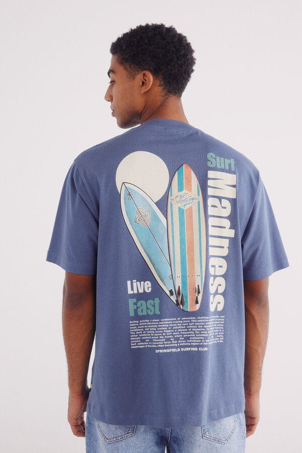 Springfield Camiseta surf madness azul