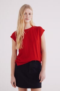 Springfield Playera lisa viscosa rojo