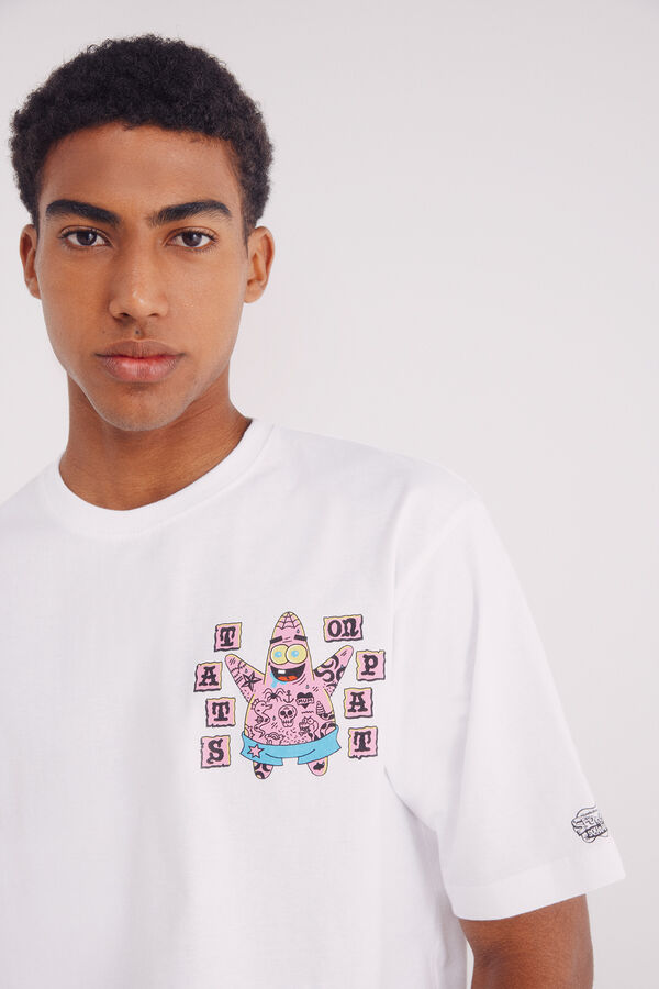 Springfield Camiseta Bob Esponja natural