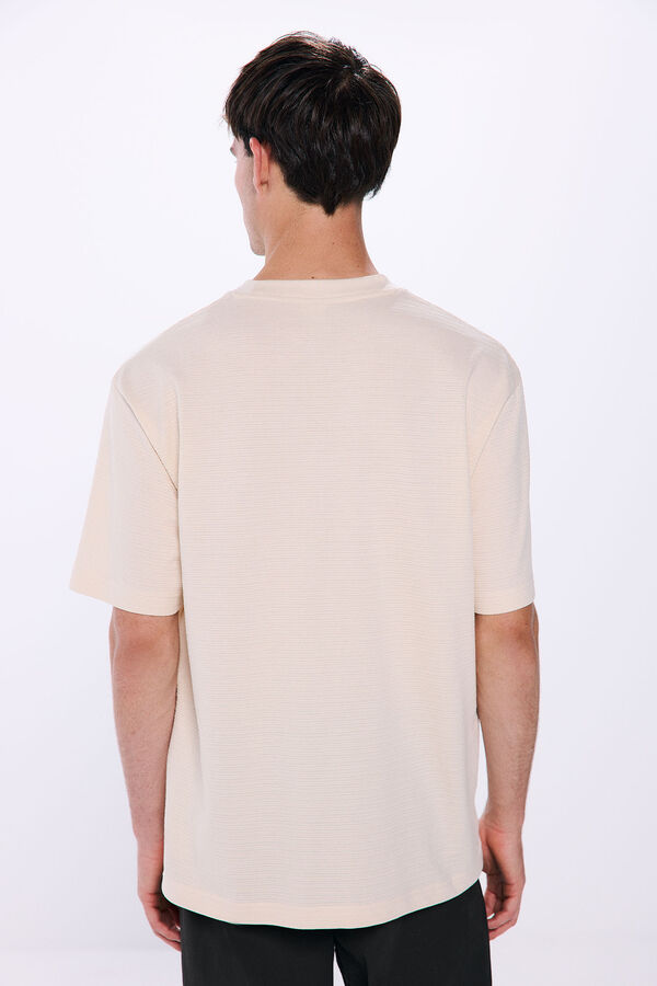 Springfield Playera textura blanco