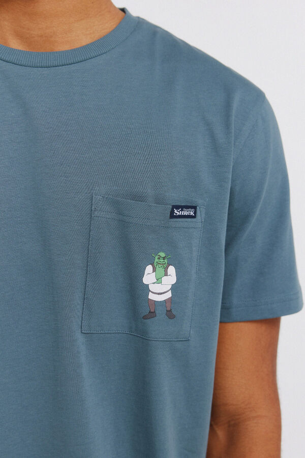 Springfield Pijama corta Sherk turquesa