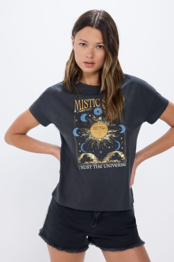 Springfield Playera "Mistic soul" gris