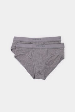 Springfield Pack 2 slips básicos gris