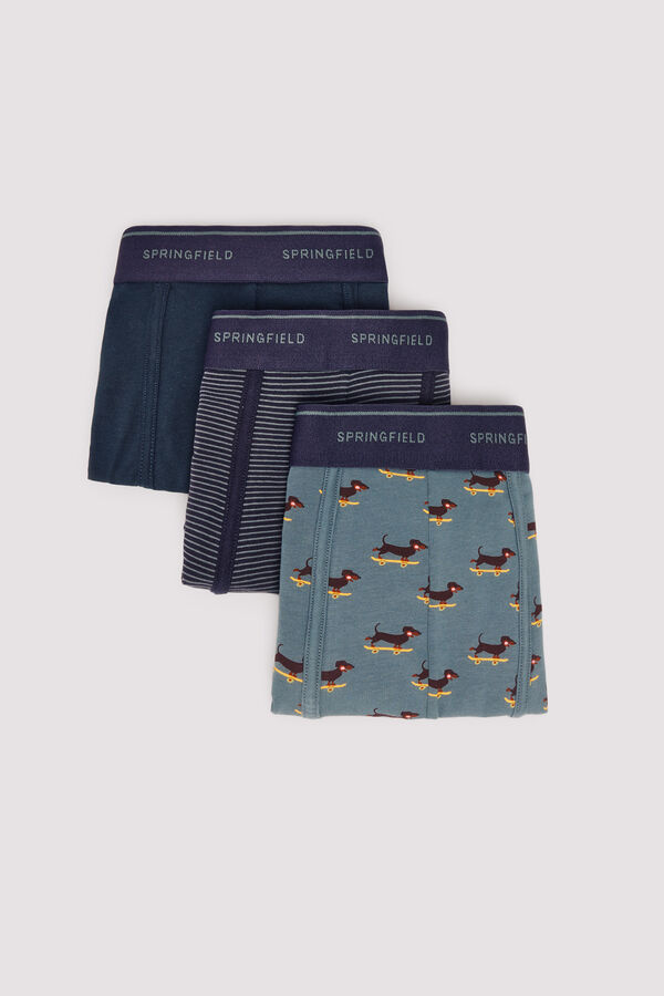 Springfield Pack 3 bóxeres verde
