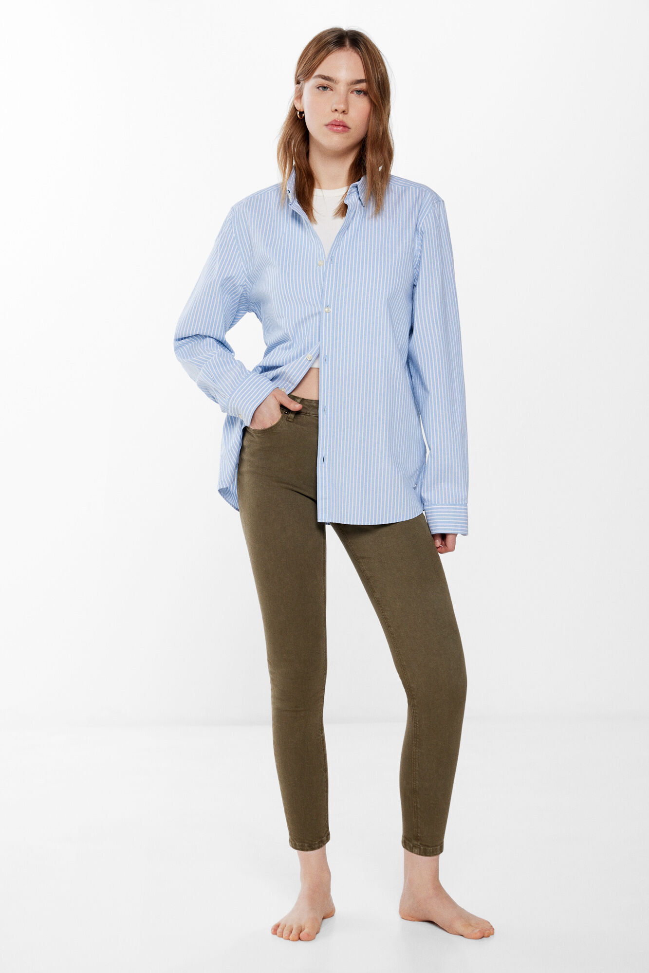 Slim kaki clearance