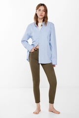 Springfield Jeans Color Slim Cropped kaki
