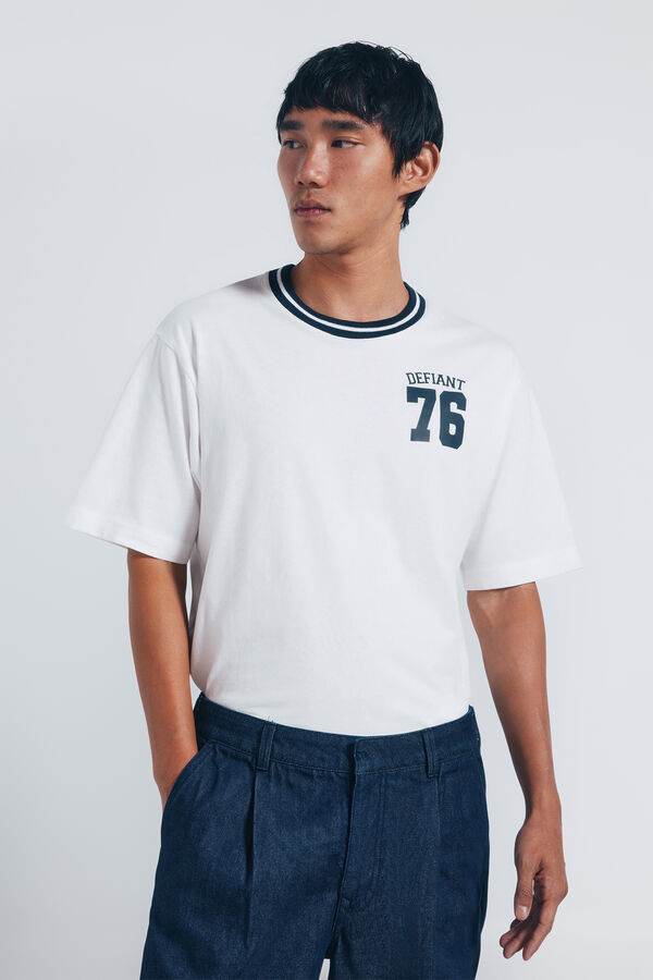 Springfield Camiseta 76 marfil