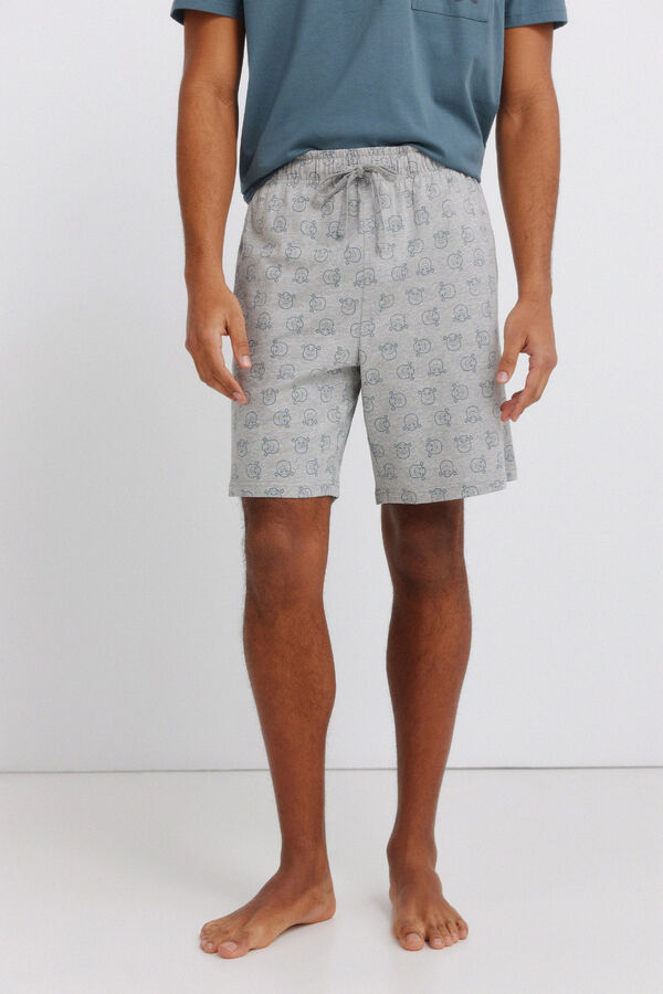 Springfield Pijama corta Sherk turquesa