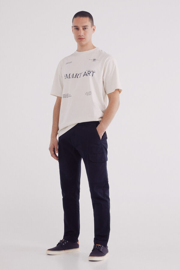 Springfield Playera smart art blanco