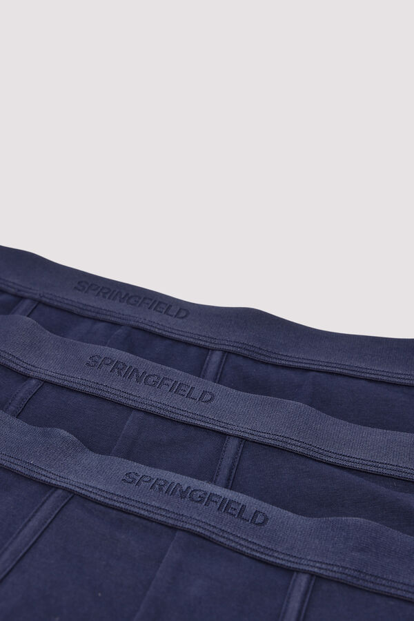 Springfield Pack 3 bóxers básicos azul