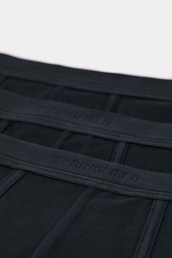 Springfield Pack 3 bóxeres básicos negro