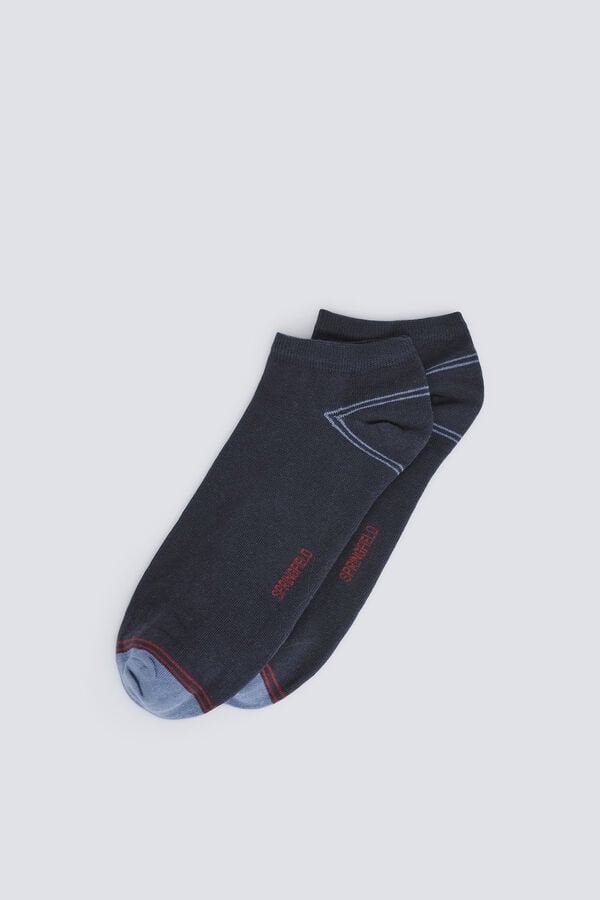 Springfield Calcet&iacute;n tobillero b&aacute;sico azulado