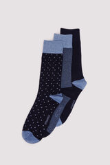 Springfield Pack 3 calcetines azules azul