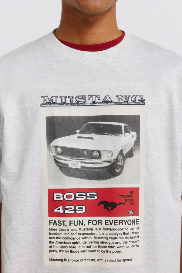 Springfield Playera Mustang Boss 429 gris