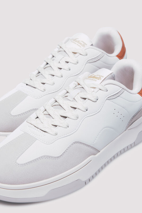 Springfield Sneaker retro con volumen blanco