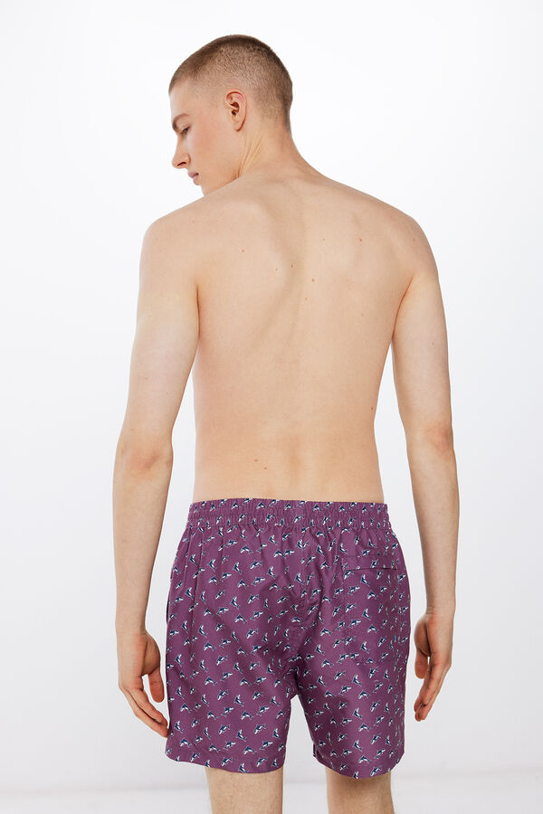 Springfield Traje de baño estampado orcas morado/lila
