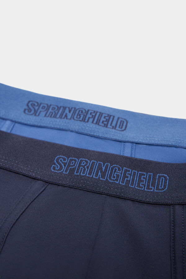 Springfield Pack 2 boxers básicos microfibra marino