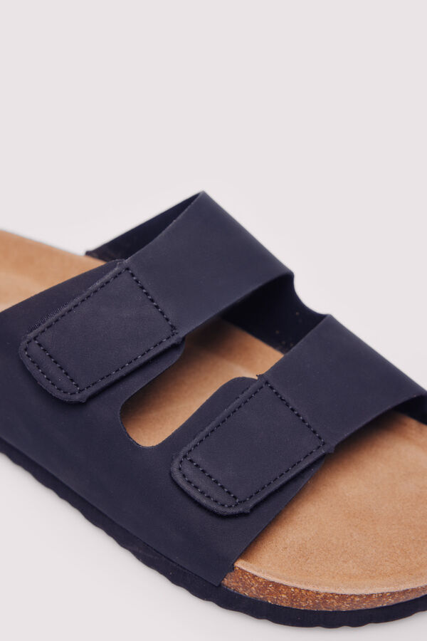 Springfield Sandalia velcro doble hebilla negro