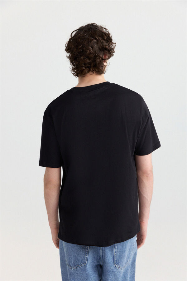 Springfield Playera Batman Signal negro