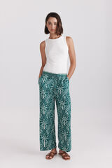 Springfield Pantal&oacute;n fluido estampado estampado