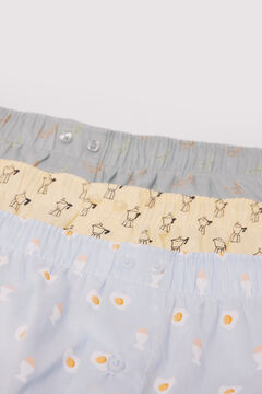 Springfield Pack 3 boxers desayuno amarillo