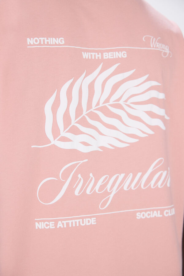 Springfield Playera irregular rosa
