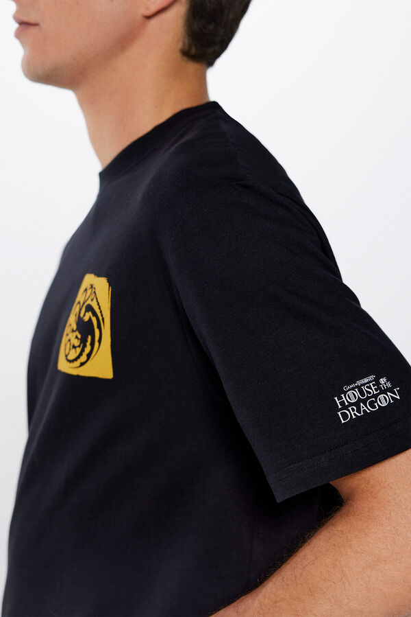 Springfield Camiseta Juego de Tronos negro