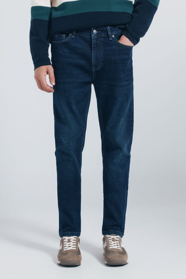 Springfield Sneaker de piel estilo retro café