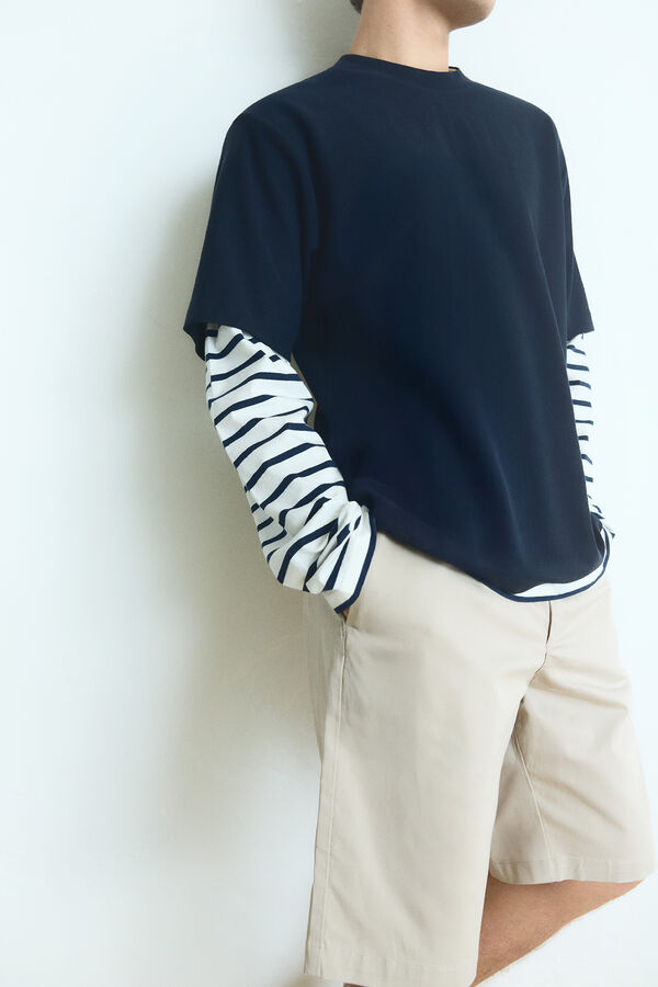 Springfield Playera textura marino