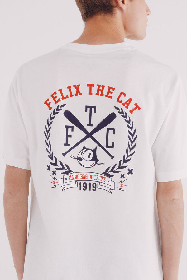 Springfield Camiseta Felix The Cat marfil