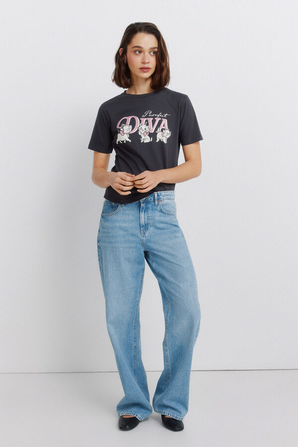 Springfield Playera de manga corta Disney gris
