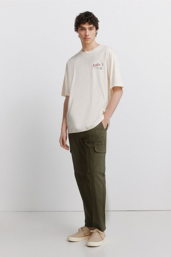 Springfield Playera bareto blanco