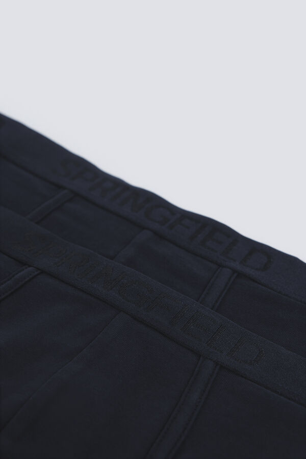 Springfield Pack de 2 calzones b&aacute;sicos azul