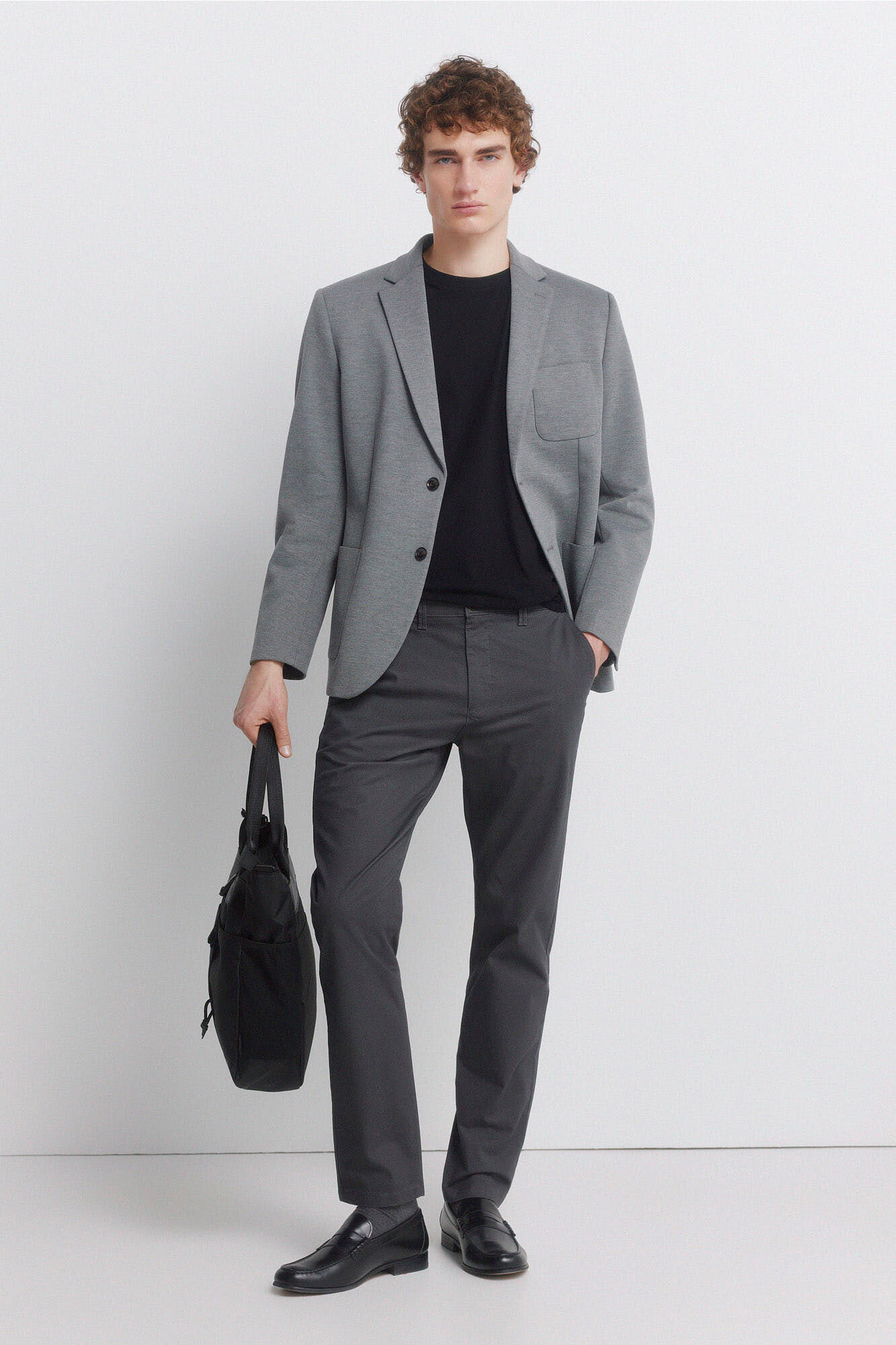 Springfield Pantal&oacute;n chino microestampado slim fit