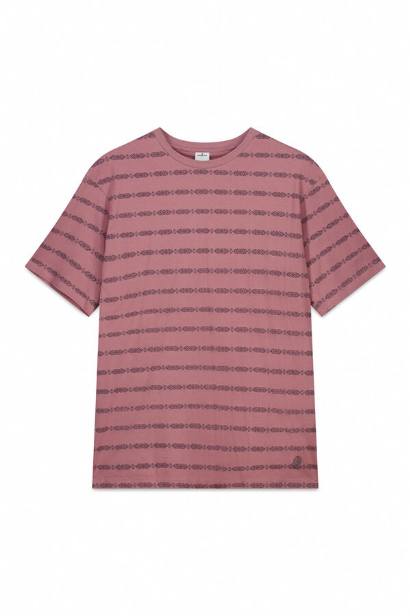 Springfield Playera Aop &eacute;tnica naranja