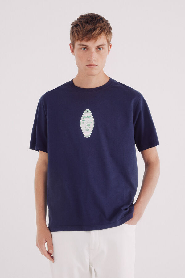 Springfield Camiseta Snoopy Racquet Club azulado