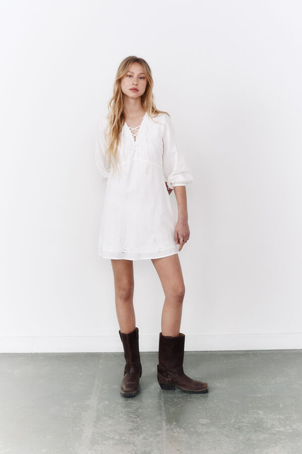 Springfield Vestido "Pearl" beige