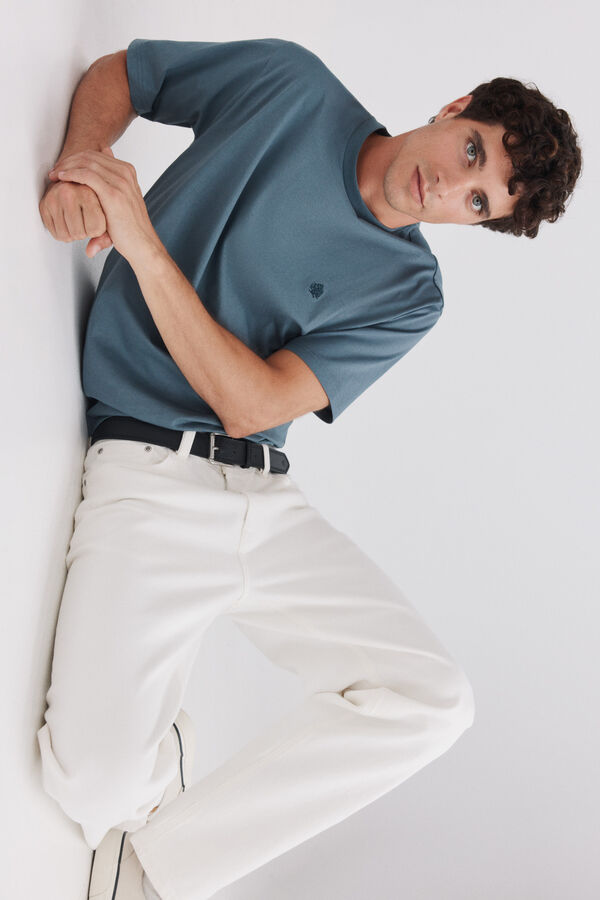 Springfield Playera b&aacute;sica logo Springfield azul