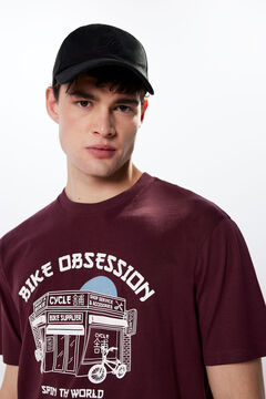 Springfield Playera bike obssesion púrpura