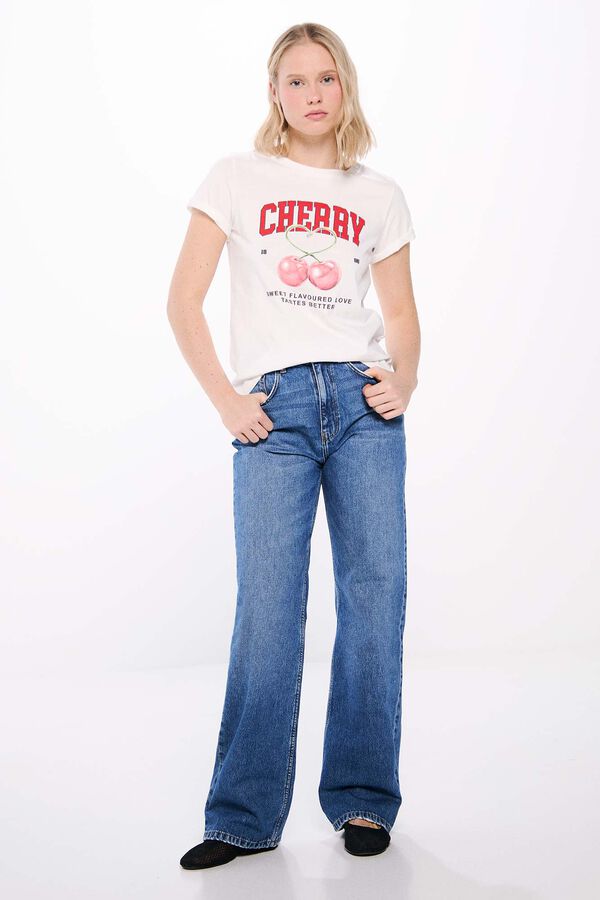 Springfield Playera gráfica frutas estampado