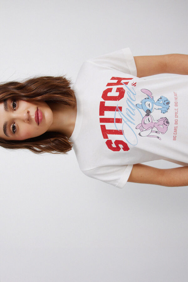 Springfield Playera de manga corta con estampado marfil