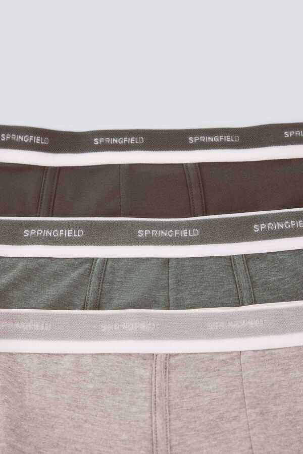 Springfield Pack 3 boxers b&aacute;sicos turquesa