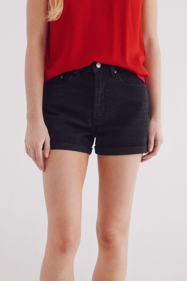 Springfield Short jean mom negro