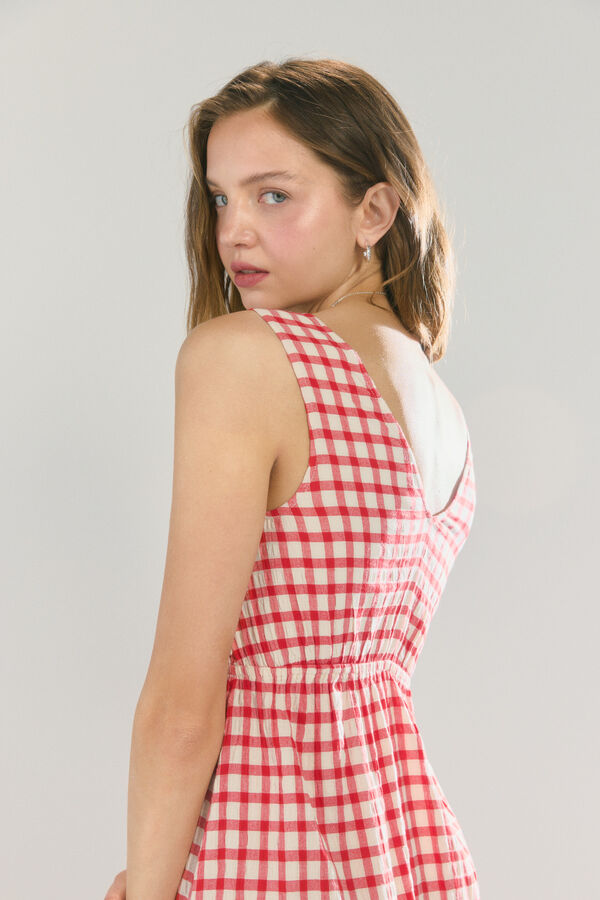 High Spirits Vestido Clover rojo