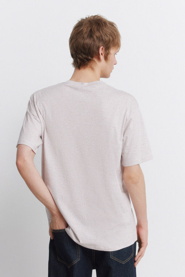 Springfield Camiseta microraya p&uacute;rpura