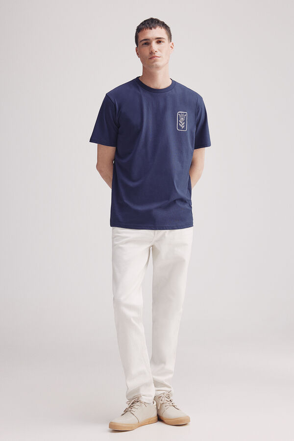 Springfield Playera stay wild azulado
