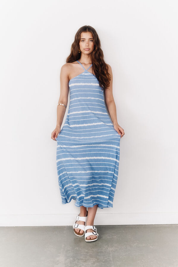 Springfield Vestido Sorbette  azul indigo