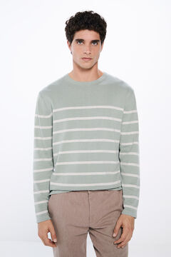 Springfield Suéter rayas verde