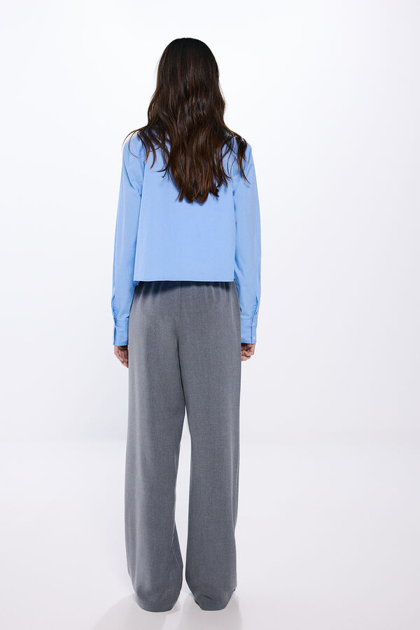Springfield Pantalón jogger básico gris